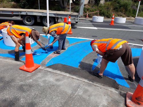 Painting, planting, and a one way Wood Street 